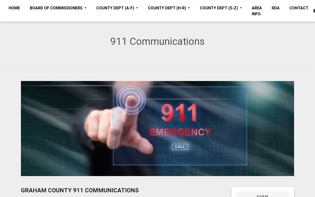 Graham County arrest record and 911 Communications channel