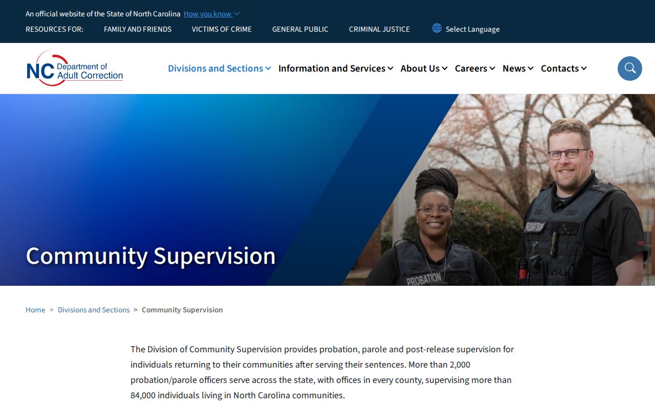 Graham County criminal records and North Carolina community supervision