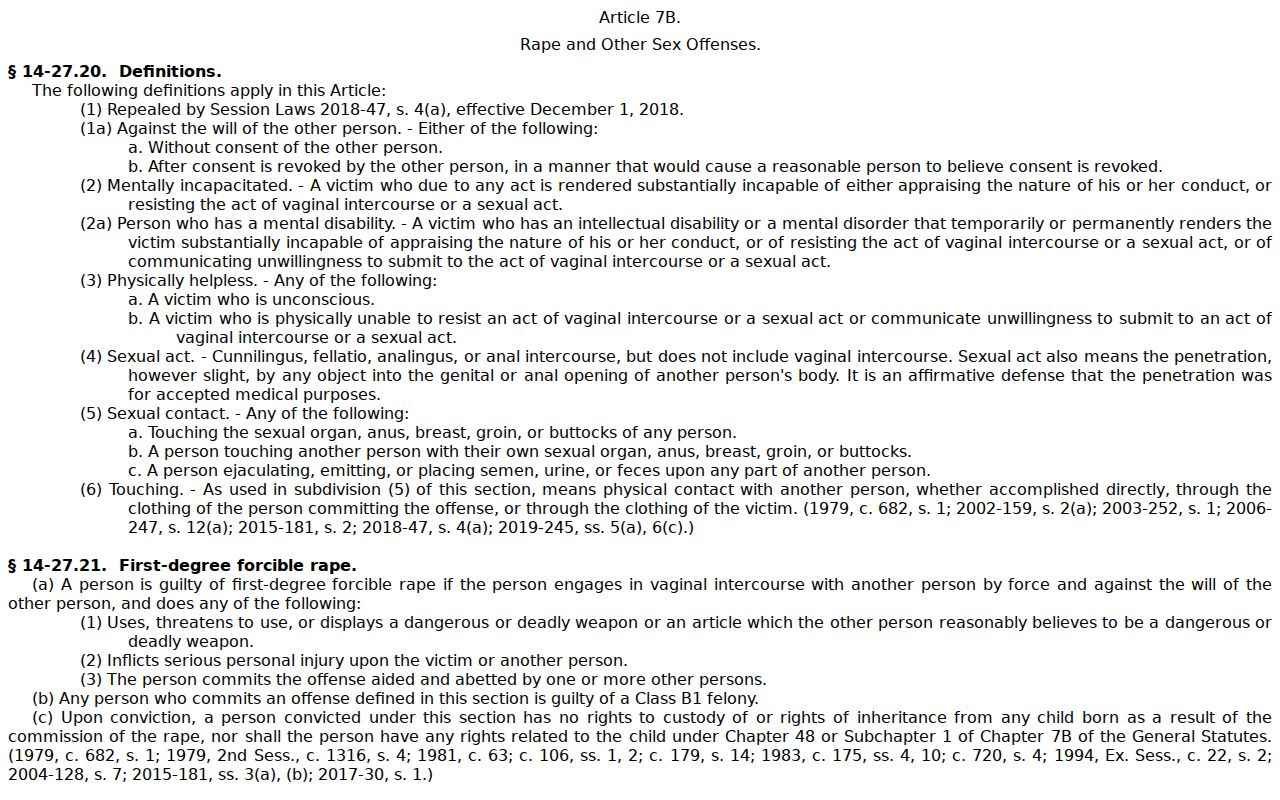 North Carolina statutes governing Graham County sex offender registration